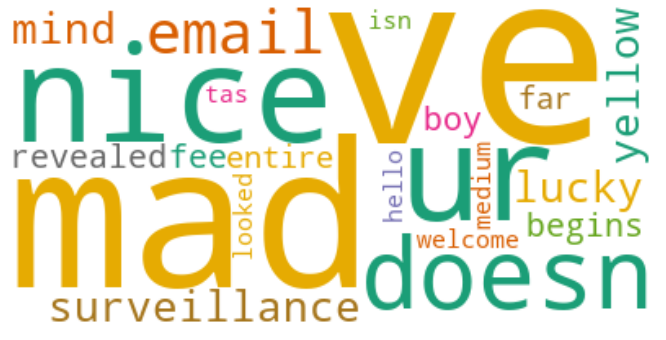 Word cloud of frequent words in Georgia Tech subreddit posts, with mad, nice, and doesn't among the largest